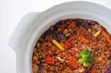 Kıyma ile sebze dis