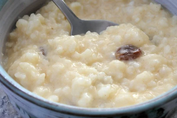 Rice pudding dessert — Stock Photo, Image