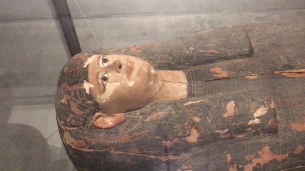 Kobieta egipskiej mumii — Wideo stockowe