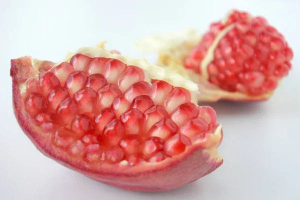 Pomegranate Fruit and seeds Food background — Stock Photo, Image