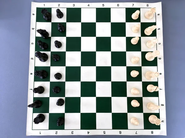 Pohled shora na šachovnici — Stock fotografie