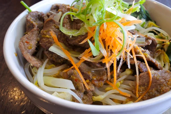 Japanese  Food - Chilli beef — Stock Photo, Image