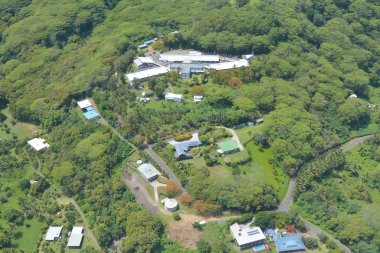Rarotonga hastane Rarotonga Cook Island hava manzara görünümü