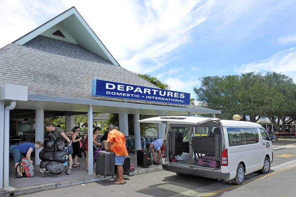 Rarotongas internationella flygplats Rarotonga Cooköarna — Stockfoto