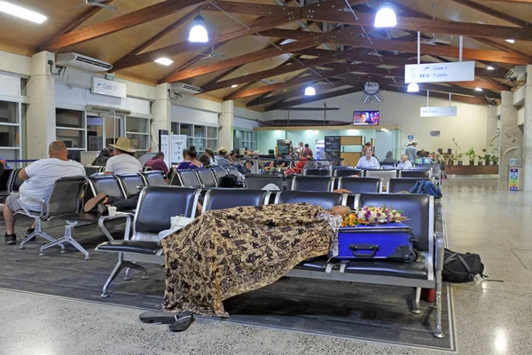 Internationale luchthaven van Rarotonga Rarotonga, Cookeilanden — Stockfoto