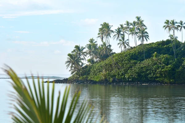 Islote Taakoka Laguna Muri Rarotonga Islas Cook — Foto de Stock