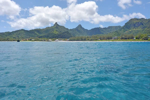 Manzaralı Rarotonga Adası Cook Adaları — Stok fotoğraf