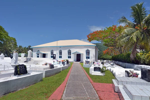 Ekalesia Arorangi Cooka Wysp Cooka Rarotonga Christian Church — Zdjęcie stockowe