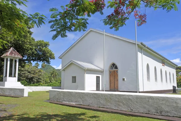 Ekalesia ngatangiia kochen inseln christliche kirche rarotonga kochen — Stockfoto