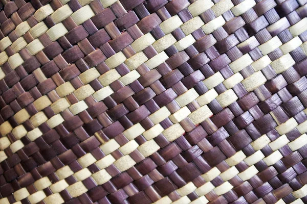 Тихоокеанські острови плетені кошики clouseup фон — стокове фото