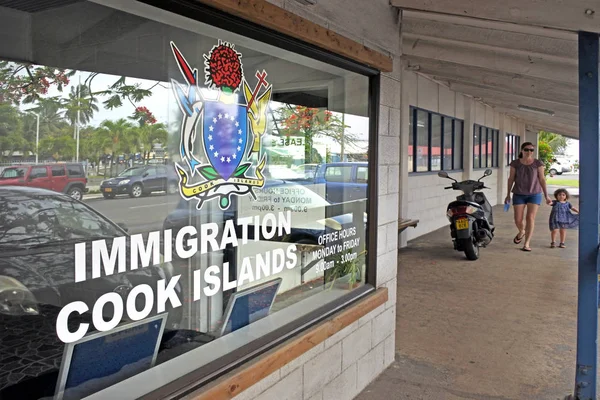 Cook Islands Immigration office i Avarua — Stockfoto