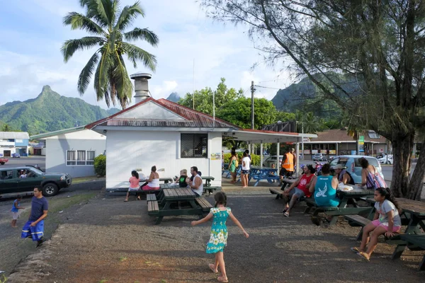Rarotonga Jan 2018 Cidade Avarua Avarua Capital Nacional Das Ilhas — Fotografia de Stock