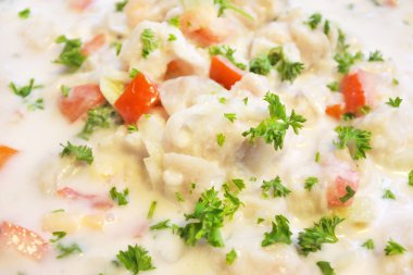 Latin Amerika Ceviche çanak kapatmak kadar ayrıntı 