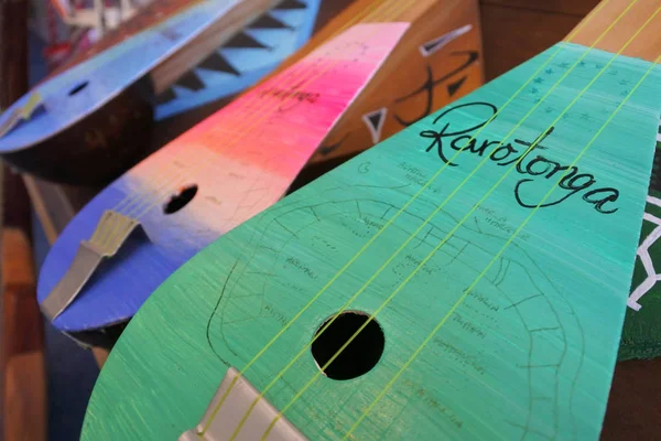 Guitarras em Rarotonga Cook Islands — Fotografia de Stock