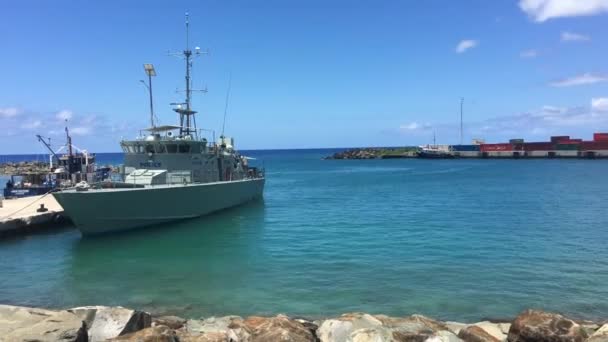 Kukupa Patrol Boat One Patrol Boats Built Australia Donated South — Stock Video
