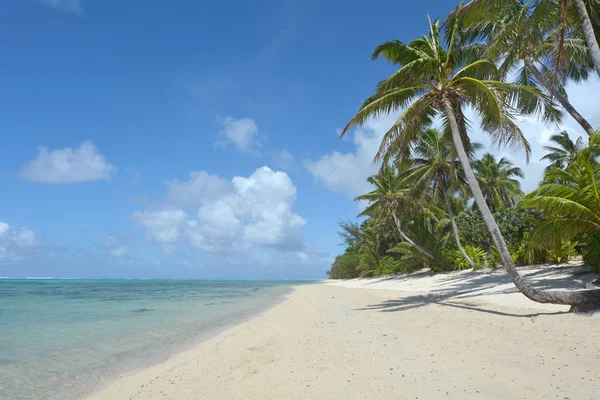 Titikaveka plaży w Wyspy Cooka rarotonga — Zdjęcie stockowe