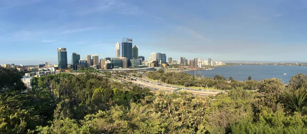 Perth Capital City Downtown Skyline West-Australië — Stockfoto