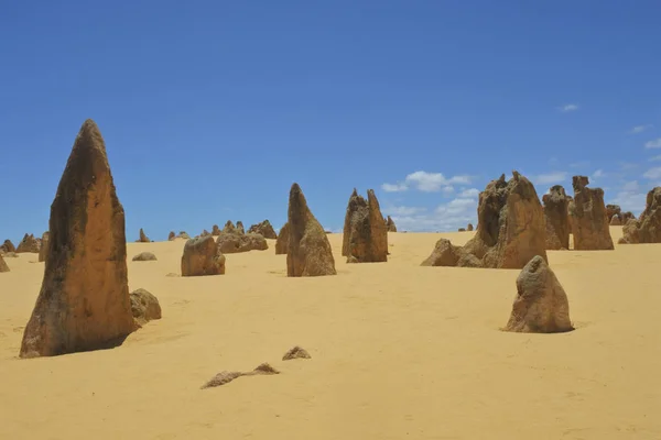 Il deserto dei pinnacoli vicino a Perth nell'Australia Occidentale — Foto Stock