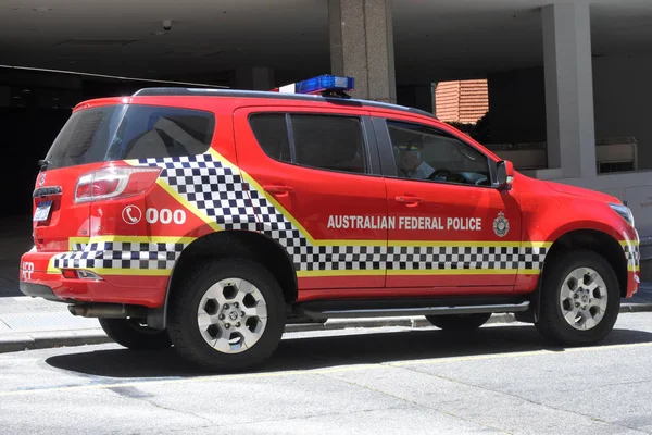 Australijski pojazd policji federalnej — Zdjęcie stockowe