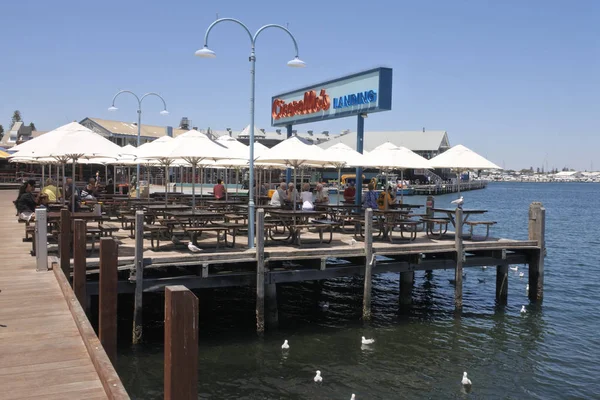 Fremantle Fishing Boat Harbour a Perth Australia Occidentale — Foto Stock