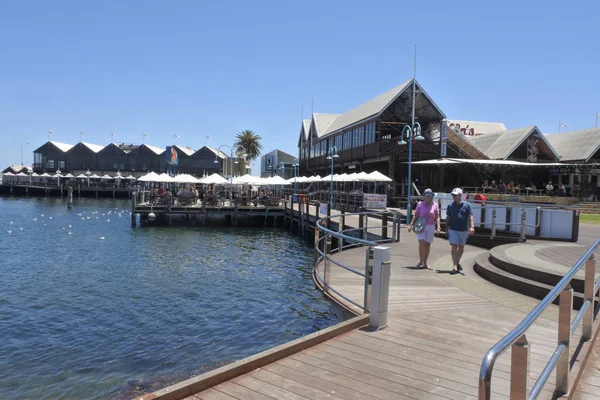 Fremantle Rybářský přístav v Perth západní Austrálii — Stock fotografie