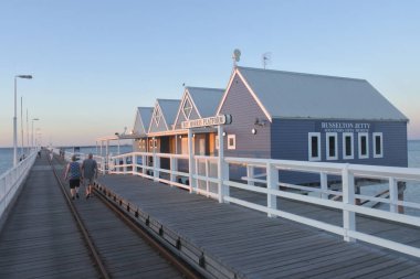 Busselton Jetty Batı Avustralya 'da Busselton City' de.