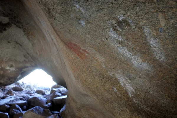 Ancient Aboriginal Australian indigenous rock painting in Wester — Stock Photo, Image