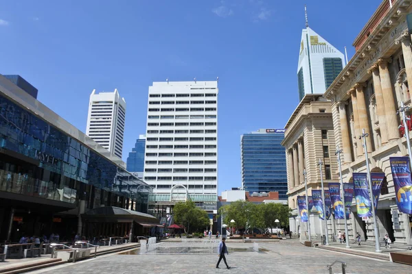 Forrest Place square  in Perth Western Australia — Stock Photo, Image