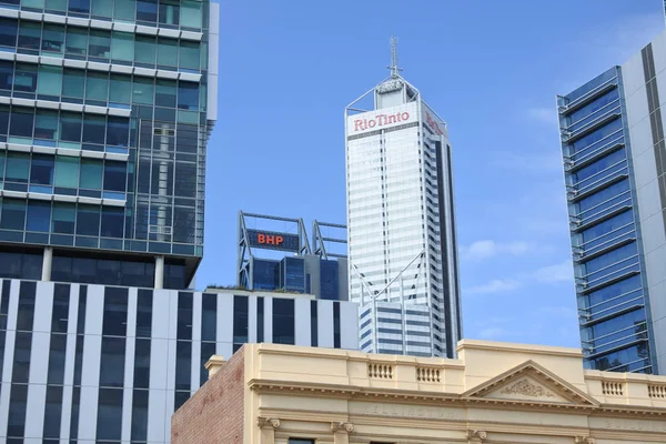 Rio Tinto Central Park wolkenkrabber in Perth West-Australië — Stockfoto