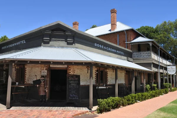 O histórico Rose & Crown Hotel Guildford Perth Western Australi — Fotografia de Stock