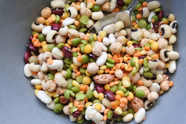 Miscela Zuppe Stile Italiano Contiene Una Miscela Piselli Fagioli Lenticchie — Foto Stock