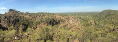 Avustralya 'nın kuzey bölgesindeki Litchfield Ulusal Parkı' nın panoramik hava manzarası