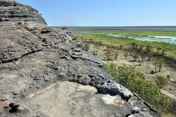 Paisaje Vista Desde Roca Ubirr Del Parque Nacional Kakadu Territorio —  Fotos de Stock