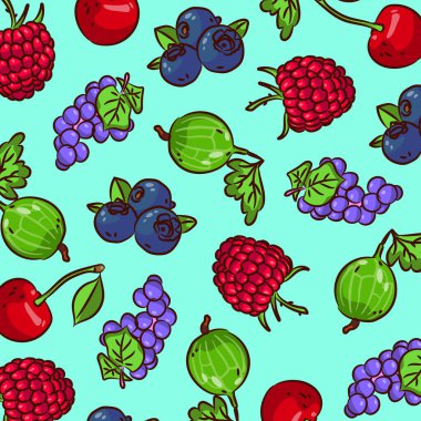 Çeşit çeşit böğürtlen. Taze ruh hali. Böğürtlen deseninde yazın parlak renkleri. Yaz hediyelerinin vitamin deseni.