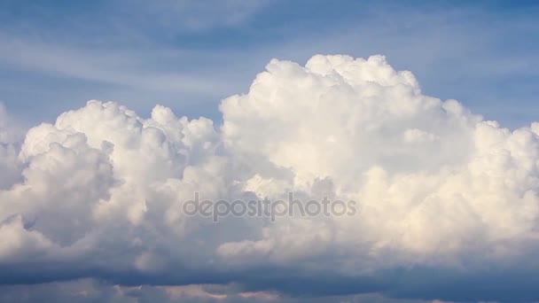 1920 1080 Fps Vey Nice Cumulus Calvus Chmury Niebie Timelapse — Wideo stockowe