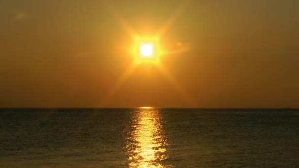 1920X1080 Fps Красивый Морской Пейзаж Морская Волна Видео Sun Rays — стоковое видео
