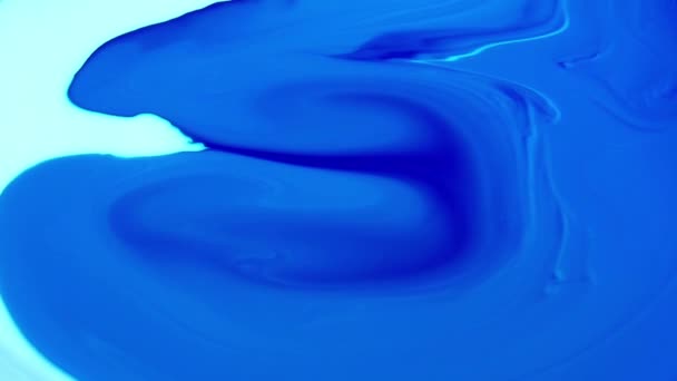 1920 1080 Fps 非常に素敵な青と白の色の大理石を混ぜビデオ — ストック動画