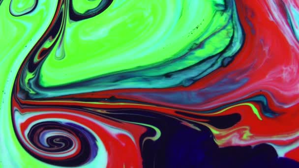 1920X1080 Fps Très Beau Motif Abstrait Concept Artistique Huile Surface — Video