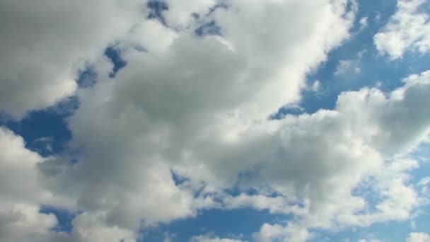 1920X1080 Fps Nubes Muy Bonitas Cielo Azul Clean Time Lapse — Vídeos de Stock