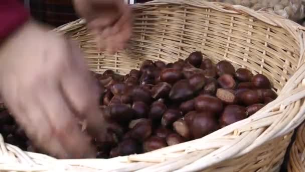 Muy Bonito Marron Glaces Filmación — Vídeos de Stock