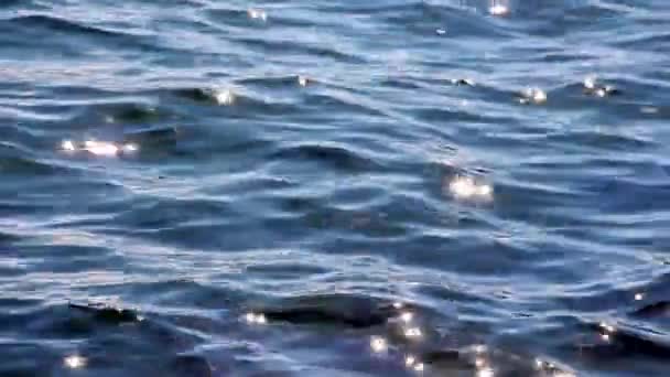 Mycket Trevlig Abstrakt Sea Wave 1920 108025 Fps Solstrålarna Video — Stockvideo