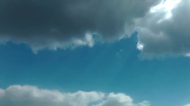 1920 x 1080 25 Fps. çok güzel siyah yağmur bulutları önce yağmur Timelapse Video.