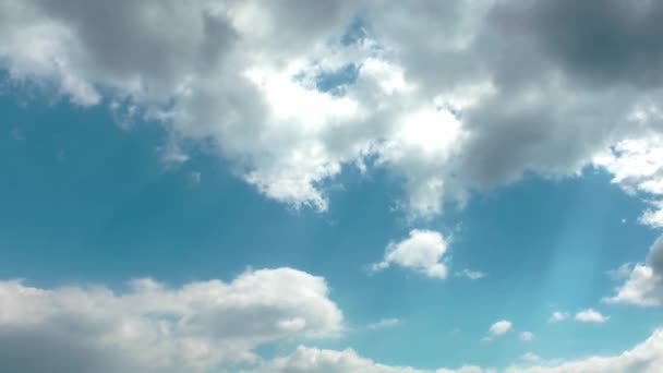 1920X1080 Fps Sehr Schöne Kumulusregen Wolken Bewegen Sauberen Himmel Zeitraffer — Stockvideo