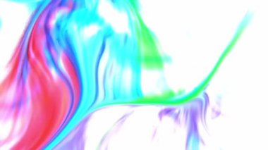 Soyut Renkli Boya Mürekkebi Patlaması Psikedelik Patlama Hareketi.