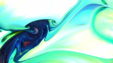 Soyut Renkli Boya Mürekkebi Patlaması Psikedelik Patlama Hareketi.