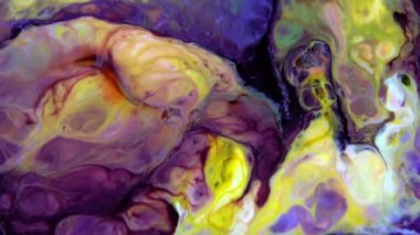 Soyut Renkli Boya Mürekkebi Patlaması Psikedelik Patlama Hareketi.