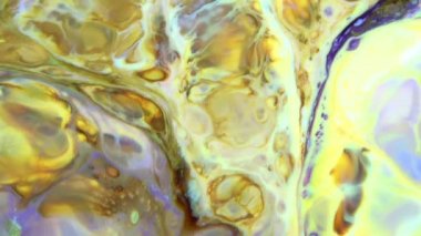 Soyut Renkli Boya Mürekkebi Patlaması Psikedelik Patlama Hareketi.