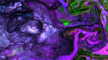 Soyut Renkli Boya Mürekkebi Patlaması Psikedelik Patlama Hareketi.