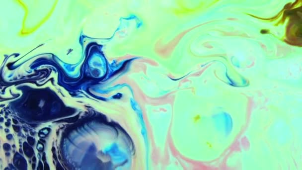 Very Nice Surface Moving Surface Liquid Paint Background Texture Video — Stock Video