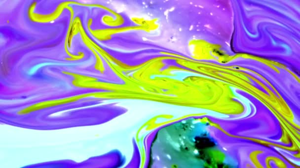 Vídeo Textura Fondo Pintura Líquida Superficie Móvil Muy Agradable — Vídeo de stock